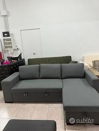 Divano anna 230x150 con carrello e cassettone