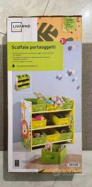Scaffale portaoggetti x bambini NUOVO Mai montato