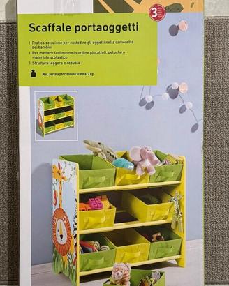 Scaffale portaoggetti x bambini NUOVO Mai montato