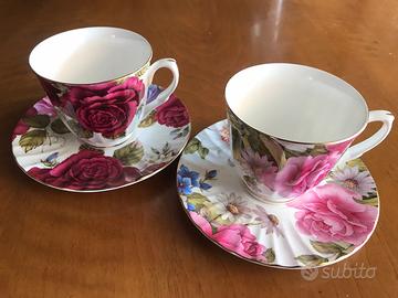 Tazzine porcellana inglesi