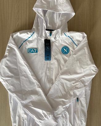 Felpa SSC Napoli EA7 Emporio Armani bianca – TG L