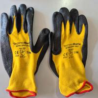 Guanti da lavoro in nitrile goffrato 35paia Tg.7/M