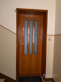 Porta interna in legno con vetro satinato – Vintag
