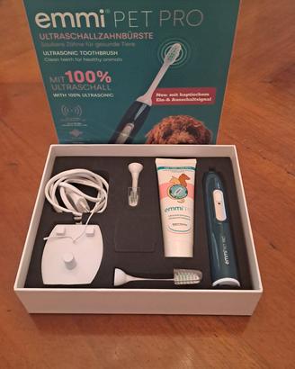 Spazzolino cani a ultrasuoni Emmipet, come NUOVO!