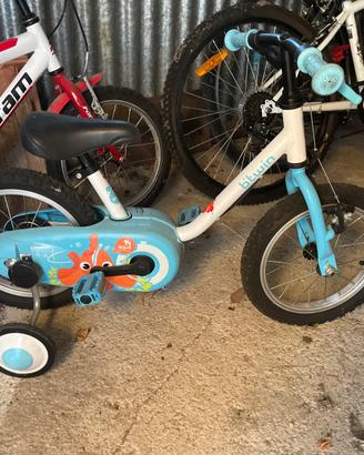 Bici bambino/a Btwin 14" con rotelle
