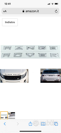 Logo scritta range rover