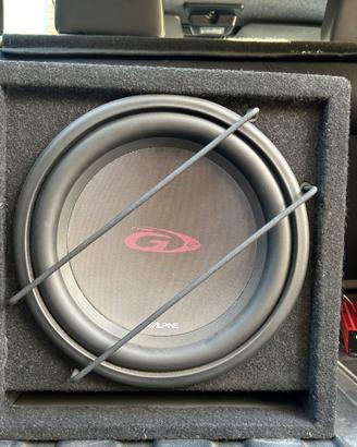 Subwoofer Alpine 800W + Amplificatore Spectron