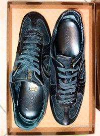 scarpe Gucci originali pelle e stoffa nero 36,5