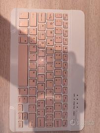 Tastiera Bluetooth rosa