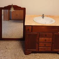 consolle bagno in arte povera cm100x55