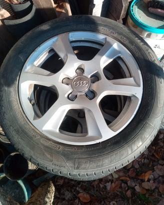 4 Cerchi Originali Audi 16" + 4 Gomme Michelin 