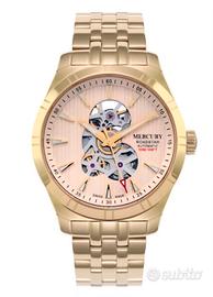 Orologio svizzero, NUOVO di zecca oro PVD