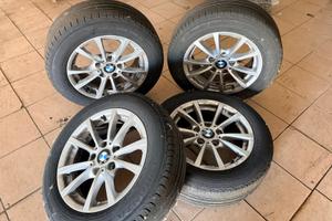 N°4 CERCHI IN LEGA 16" BMW CON GOMME