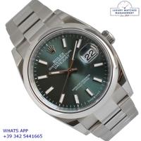 ROLEX Datejust 126200 mint green Full Set 2025 NEW