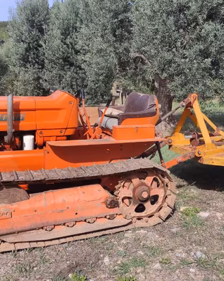 Trattore cingolato Fiat 455 C Montagna + attrezzi