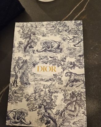 Quaderno Dior Toile de Jouy blu