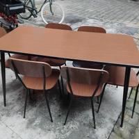 tavolo da cucina + 6 sedie anni 60 vintage