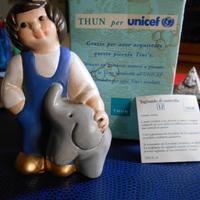 Thun Tina con l'elefantino.Raro e fuori produzione