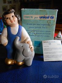 Thun Tina con l'elefantino.Raro e fuori produzione