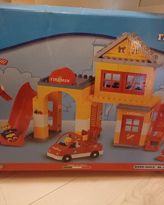 Caserma dei pompieri, costruzioni compatibili Lego