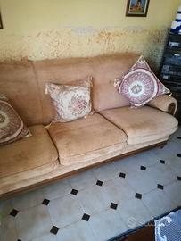 Set Salotto anni '80 (Divano-poltrone -tavolino)