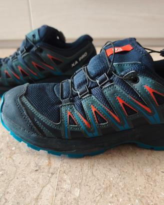 Salomon XA PRO 3D Junior n. 35 waterproof 