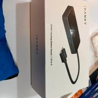 Docking station 2 usb c iVANKY Mac Windows scatola
