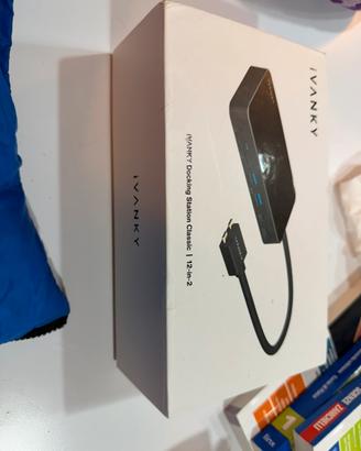 Docking station 2 usb c iVANKY Mac Windows scatola