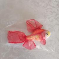 Spilla pesce rosso in lana