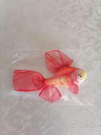 Spilla pesce rosso in lana
