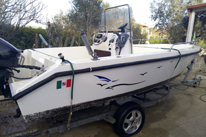 Barca Polaris 16, carrello e motore