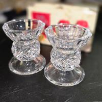 Coppia Portacandele cristallo RCR