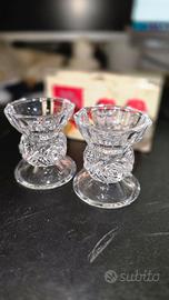 Coppia Portacandele cristallo RCR