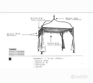 gazebo m. 4x3