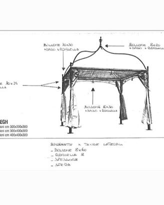 gazebo m. 4x3
