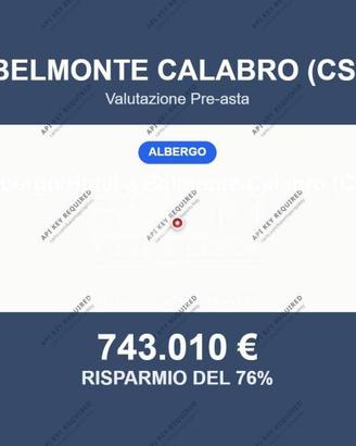 Immobile in asta di 4800 m² a Belmonte Calabro