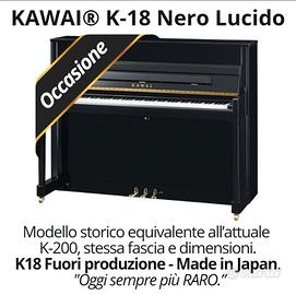 KAWAI® K-18 Made Japan, Pianoforte con Silent