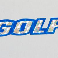 Adesivo riflettente GOLF anni 80