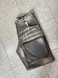 Jeans Baggy Streetwear-Lavaggio Acido/Vintage over