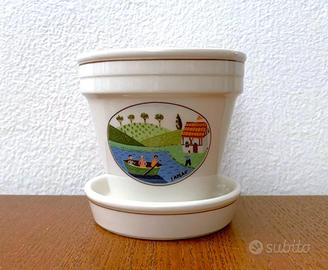 VILLEROY & BOCH - Vasi con piattini NAIF n.2