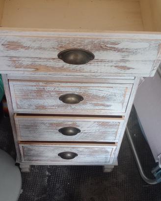 cassettiera shabby 