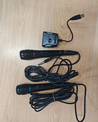 microfoni console PS2 PS3 Wii PC xbox 360