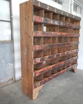 Scaffale industriale vintage Anni 60