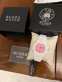 ruzza watch trattabile limited edition rosa bianco