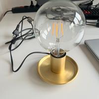 Lampada e porta lampada