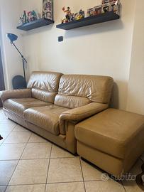 divano in vera pelle