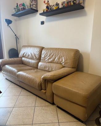 divano in vera pelle