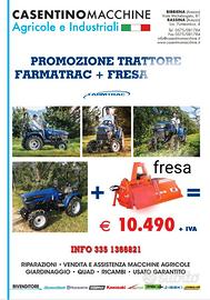 Trattore Farmtrac offerta promozione