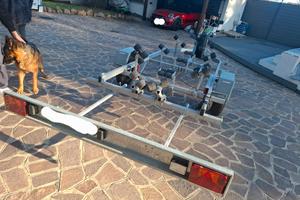 carrello Sacar per barche gommoni moto d'acqua 