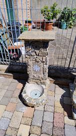 fontanella da giardino 